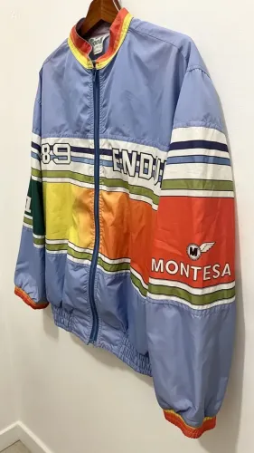 [RARIDADE VINTAGE] JAQUETA CORTA-VENTO BIKER POOL MONTESA ENDURO 1989