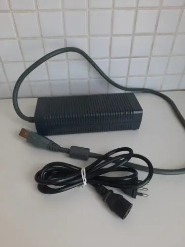 Fonte original 110v para Xbox 360 Fat arcade + cabo de força