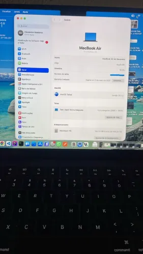 MacBook Air M5 13,6" 16GB 512GB 2026 Meia-Noite