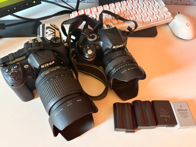 KIT FOTOGRÁFICO NIKON - D7000+ D3200 + LENTES