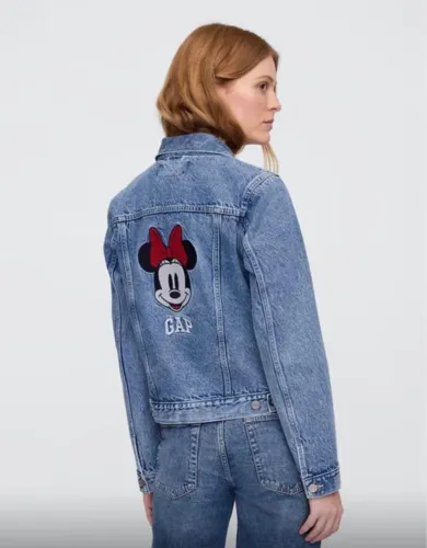 Jaqueta Gap Feminina Minnie Mouse / Edição Especial Collab Disney Parks 2025