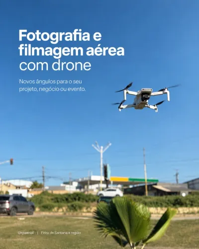 Filmagem e Fotografia Aérea com Drone 