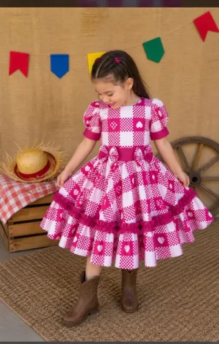 Roupas junina infantil do 1 ao 10
