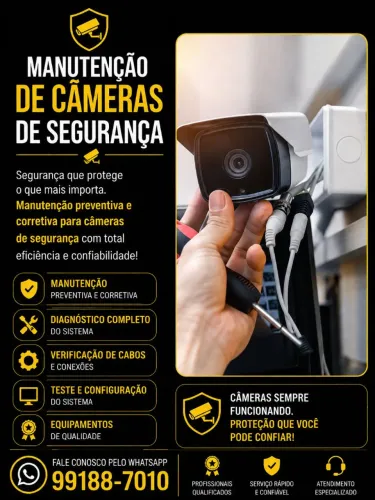 Câmeras de Segurança Com Problema? Resolvemos