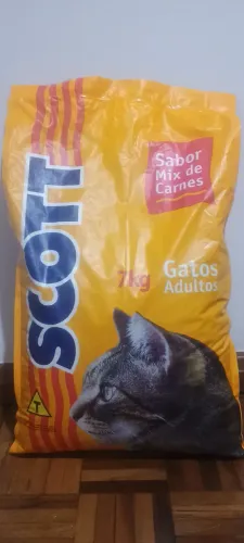 Ração Scott para Gatos Adultos Sabor Mix de Carnes - 7 kg (Lacrada)