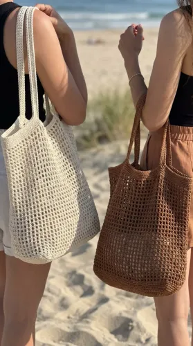 Bolsa de Crochê Feita a mão sob encomenda