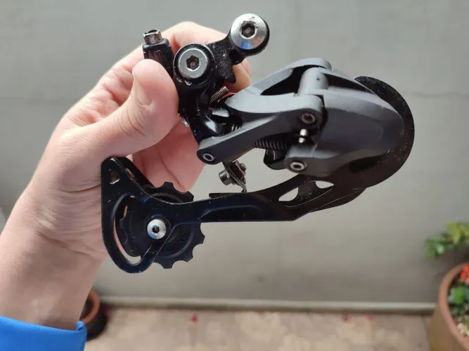 Câmbio Shimano Alivio M3100 SGS 9vTraseiro 9 velocidades para 3x9 