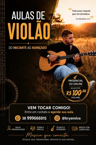 Aula de violão 