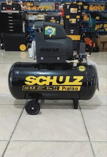 Compressor de Ar 50L 120psi motor 2Hp 220v - Schulz (Novo)