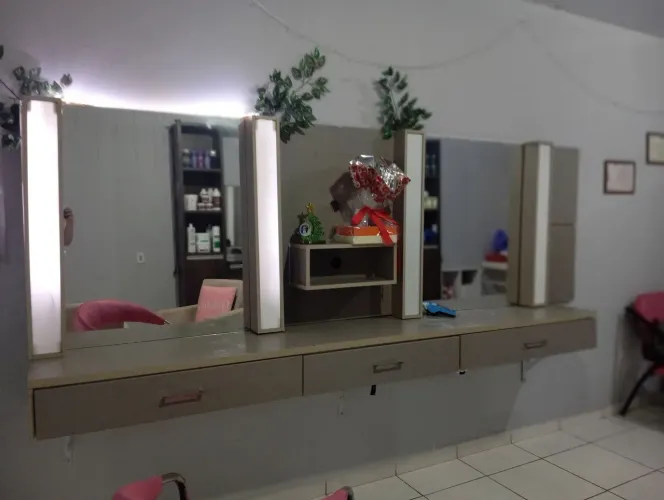 Bancada para Salão 2 espelhos