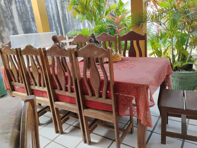 Mesa madeira Angelim 