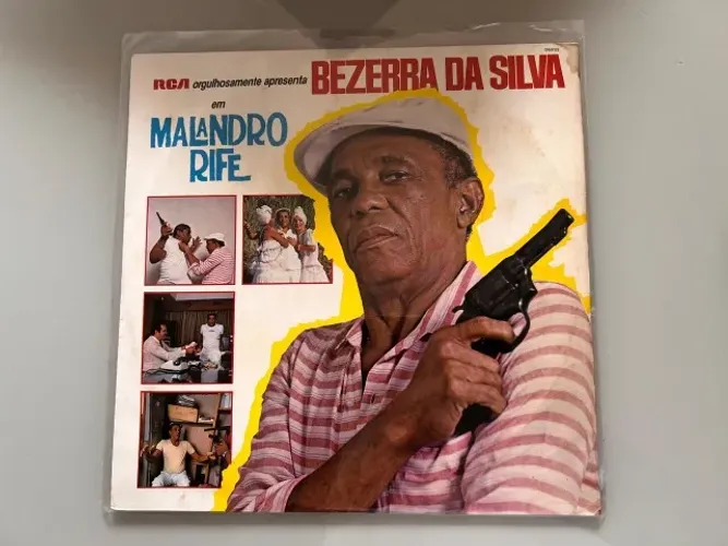 Disco vinil lp Bezerra da Silva Malandro Rife
