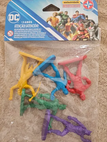Pausado Figuras Miniaturas DC Estrela Pack 2 Batman Mulher Gato Robin Coringa e Shazam