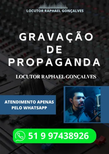 Propaganda / Promoção / Vinheta / Locutor