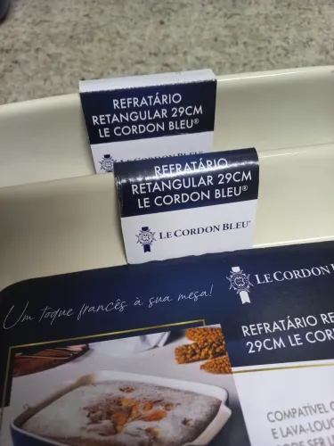 Refratário retangular de 29 cm