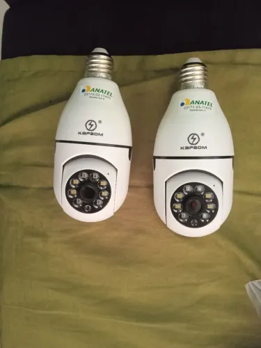 Camara wifi lâmpada 2 unidade