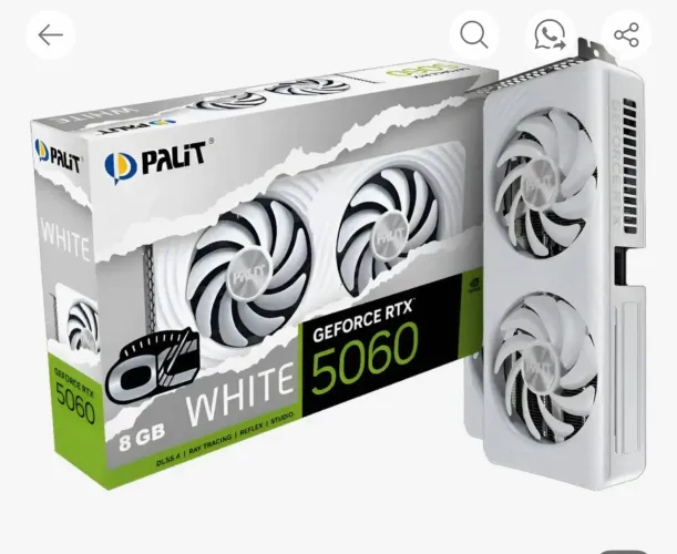 Placa De Vídeo Palit Nvidia Rtx 5060 Dual Oc 8gb Gddr7(2 meses de uso)
