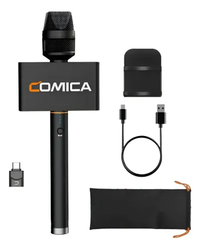 COMICA Revo S Microfone De Mão Sem Fio Para Usb-C Entrevista Podcast Profissional