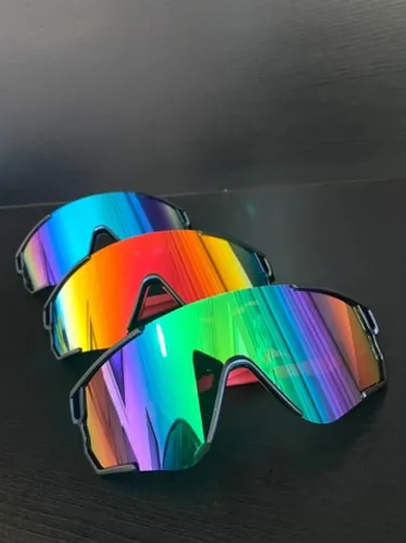 Óculos esportivo Ciclismo MTB com 2 lentes extras.