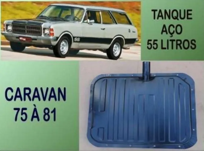 Tanque Combustível 55 Litros Caravan 75 à 81