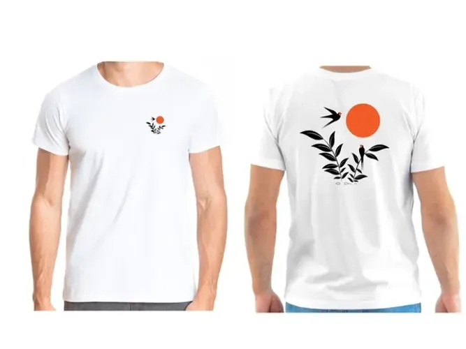 Camisa Estampada Algodão