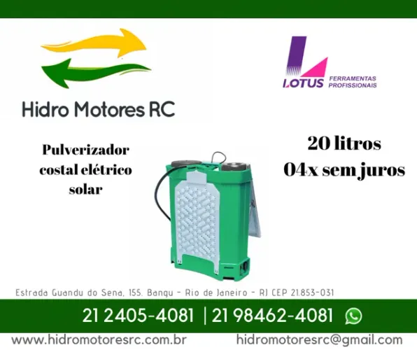 Pulverizado elétrico solar