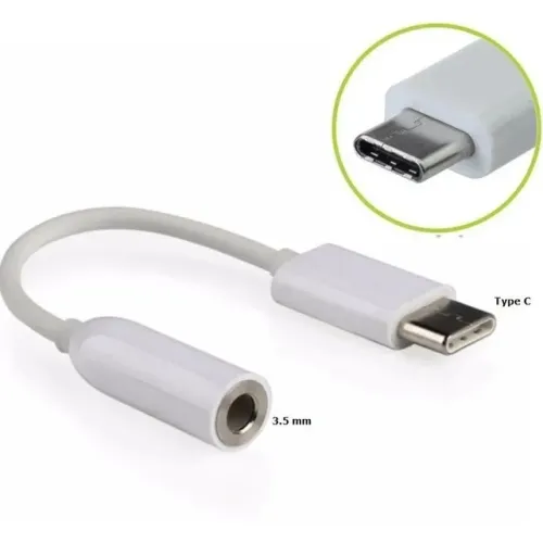 Cabo Adaptador Tipo C Para P2 fone de ouvido
