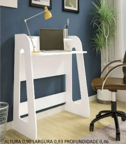 Mesa de estudo branca nova