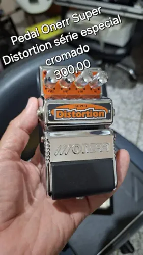 Pedal Onerr Super Distortion Cromo - Raridade