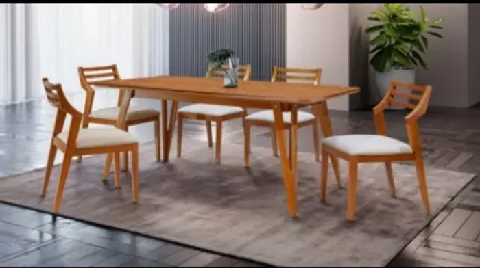 Mesa de jantar 6 cadeiras MADERIA MACIÇA ( TEMOS A PRONTA ENTREGA) 