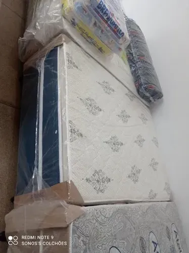 CAMA BOX CASAL ESPUMA SELADA COM PILOWTOP