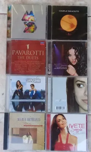 coldplay(2)sandy & júnior(2)ivete/bethânea+2cds(pacote)