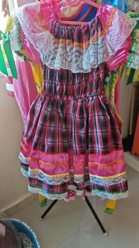 Vestido Infantil Festa Junina