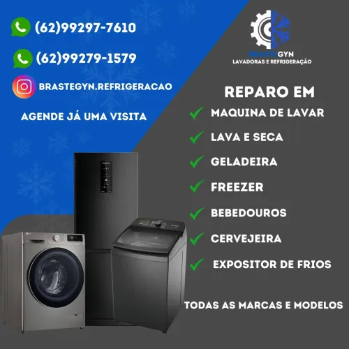 Conserto de máquina de lavar e Geladeira