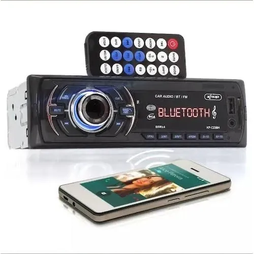 Som automotivo Bluetooth Knup KP-C238H