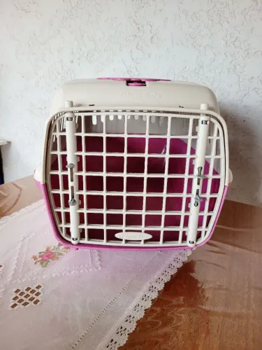 Caixa de transporte cão pequeno porte e gatos