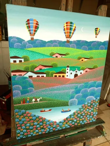 Robson barros tema paisagem medida 40x50