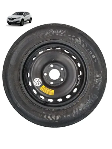 Pneu Estepe Roda 145/90-16 Renault Captur 2020 2021