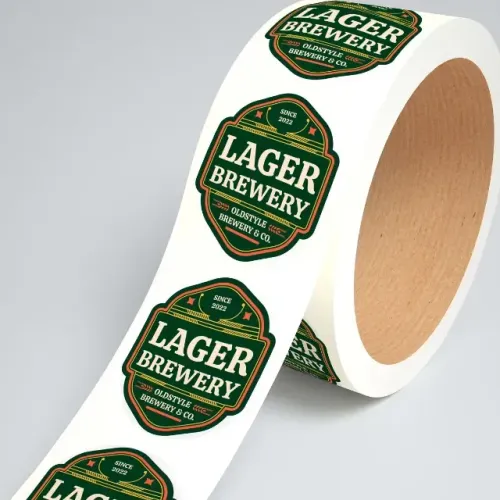 ADESIVOS EM BOBINA BOPP TRANSPARENTE 35x45MM - ALTA QUALIDADE! PERSONALIZADOS!