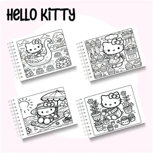 Livro de Colorir Hello Kitty