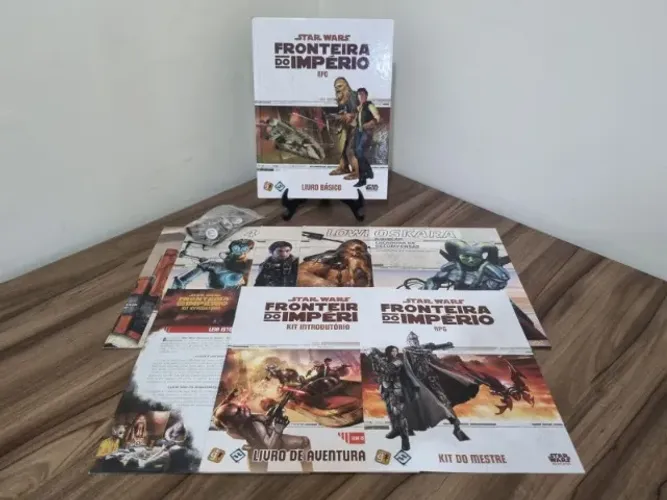 Livro de RPG Star Wars: Fronteiras do Império + Acessórios (Última Edição - 2013 Raridade)