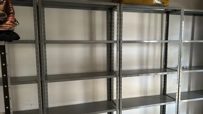 Estante de aço nova