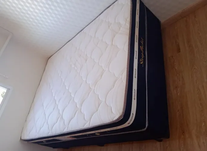 Cama casal box e colchão frete grátis 