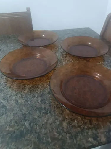 Pratos duralex original 4 unidades em perfeito estado