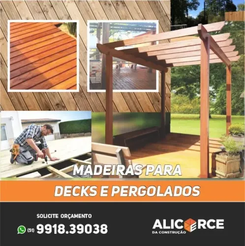 Pergolados - Madeiras para Pergolados Qualidade Alicerce