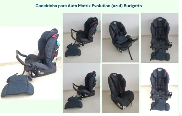 Cadeira para Auto Burigotto Matrix - Até 25kg - Ótimo Estado!