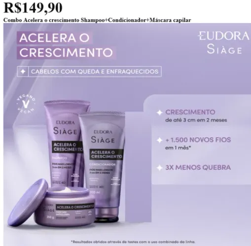 Kit Acelera o crescimento 