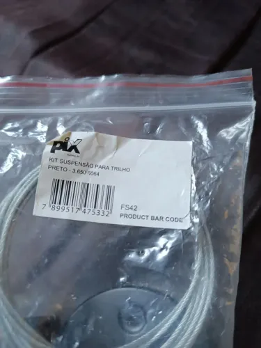 Kit suspensão para iluminac?o elétricas marca Pix 1,5 mts