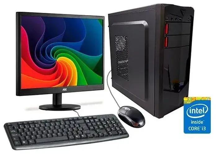 Computador Completo Intel i3 - 4Gb Ram - Monitor 18,5'' - Loja Coimbra Computadores 