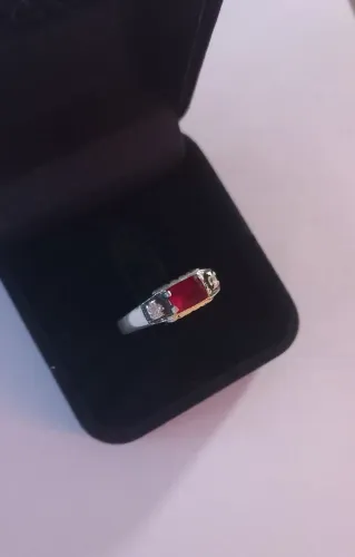 Anel de formatura novo em prata 925 maciça 